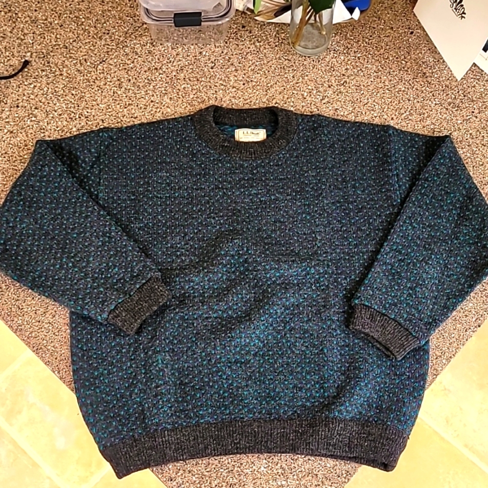 Vintage LL Bean Birdseye Norwegian sweater